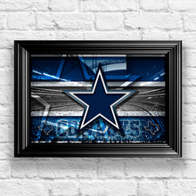 Dallas Cowboys Football Stadium Poster, Dallas Cowboys Gift, Dallas Cowboys Map Art