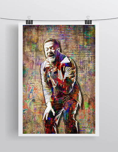 Dan Reynolds of Imagine Dragons Poster, Imagine Dragons Tribute Fine Art