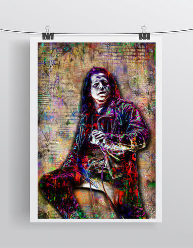 Danzig Poster, Glenn Danzig of Misfits Tribute Fine Art