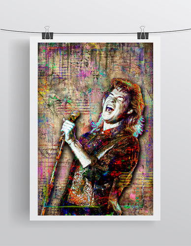 Daryl Hall Poster, Hall And Oates Tribute Fine Art Poster