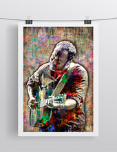 Dave Matthews Poster, Dave Matthews Band Gift, Dave Matthews Colorful Layered Tribute Fine Art