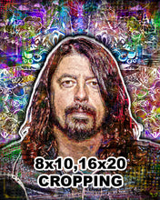 Dave Grohl Foo Fighters Portrait 2 Poster, Dave Grohl Tribute Gift, Dave Grohl Art