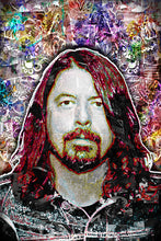 Dave Grohl Foo Fighters Portrait Poster, Dave Grohl Tribute Gift, Dave Grohl Art