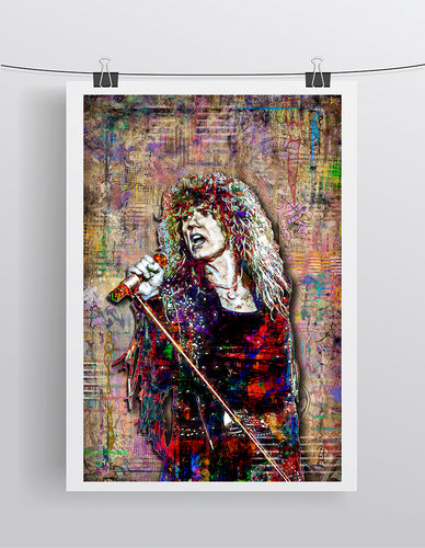 David Coverdale Poster, Whitesnake Gift, Whitesnake Tribute Fine Art