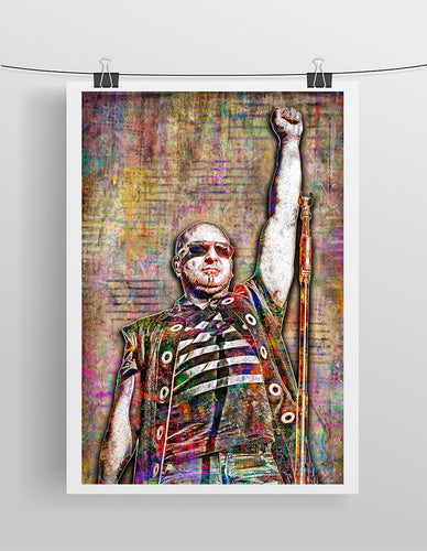 David Draiman Poster, Disturbed Gift, Disturbed Tribute Fine Art