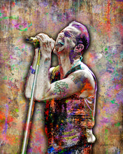 Depeche Mode Poster, Dave Gahan Gift, Depeche Mode Colorful Layered Tribute Fine Art