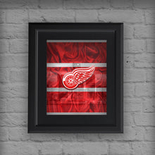 Detroit Red Wings Poster, Detroit Red Wings Hockey Gift, Red Wings Man Cave Art, Red Wings