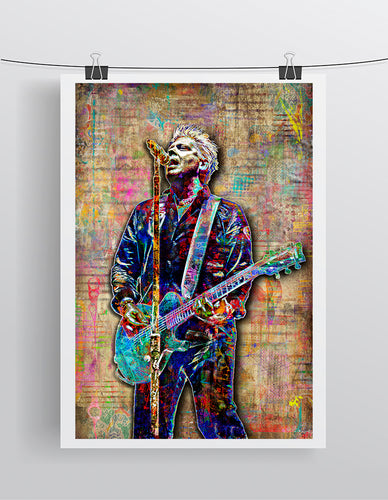 Dexter Holland of Offspring Poster, The Offspring Tribute Fine Art