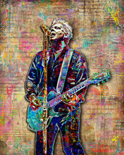 Dexter Holland of Offspring Poster, The Offspring Tribute Fine Art