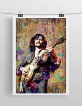 Dickey Betts Poster, Allman Brothers Gift, Dickey Betts Colorful Fine Art