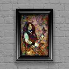 Dimebag Darrell Poster, Dimebag Darrell Gift, Pantera Tribute Fine Art