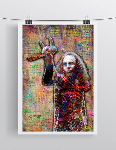 Dio Poster, Ronnie James Dio Tribute Fine Art