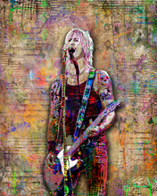 Duff McKagan Poster, Guns N Roses Portrait Gift, Duff Tribute Fine Art
