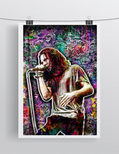 Eddie Vedder Colorful Poster, Eddie Vedder Pearl Jam Print Tribute Fine Art