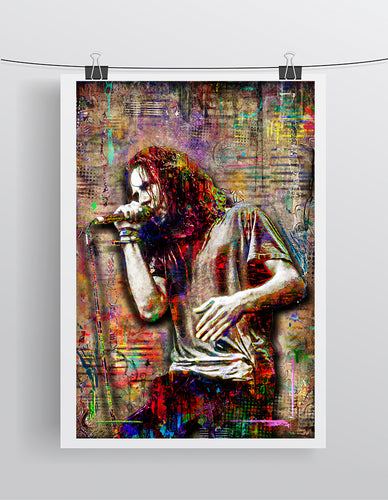 Eddie Vedder Poster, Eddie Vedder Pearl Jam 3 Print Tribute Fine Art