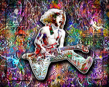 Eddie Van Halen Colorful Poster, Eddie Van Halen Colorful Gift, Van Halen Fine Art
