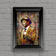 Frank Sinatra Poster, Frank Sinatra Portrait Gift, Frank Sinatra Colorful Layered Tribute Fine Art