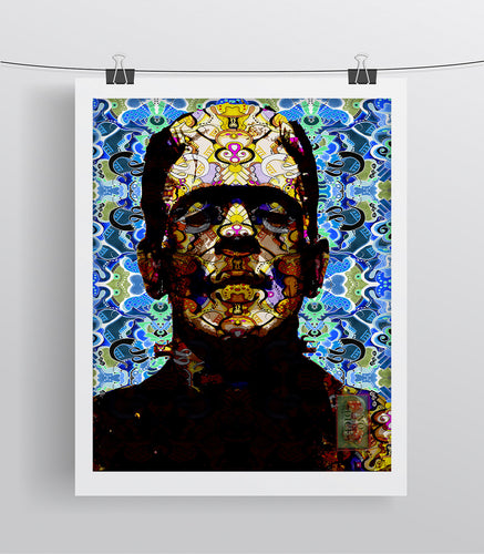 Frankenstein Poster, Frankenstein Multi-Colored Pop Art Gift, Frankensteins Monster Fine Art