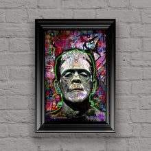 Frankenstein 22 Poster, Frankenstein's Monster Tribute Fine Art