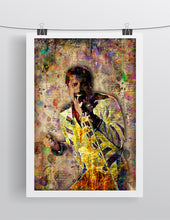 Freddie Mercury of Queen Poster, Freddie Mercury Gift, Queen Tribute Fine Art