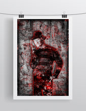 Freddy Krueger From "Nightmare on Elm Street" Poster, Freddy Horror Fine Art