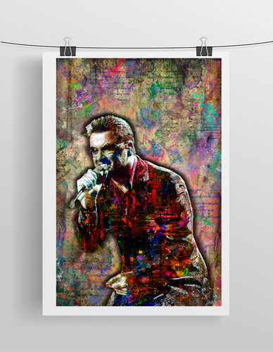 George Michael Poster, George Michael Gift, George Michael Tribute Fine Art