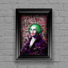 George Washington Joker Poster, Joker George Washington Tribute Fine Art