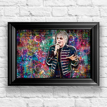 Gerard Way of My Chemical Romance Colorful Poster, Gerard Way Tribute Fine Art