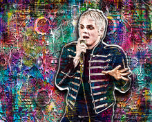 Gerard Way of My Chemical Romance Colorful Poster, Gerard Way Tribute Fine Art