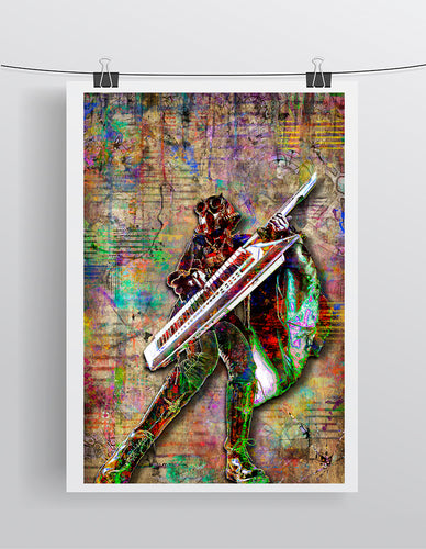Ghoulette 2022 Ghost Poster, Nameless Ghoul Portrait Gift, Ghost Tribute Fine Art