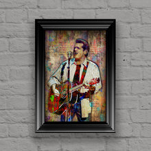 Glenn Frey of Eagles Poster, Glenn Frey Gift, Eagles Colorful Tribute Fine Art