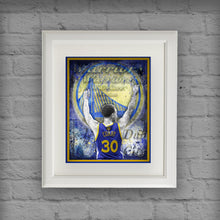 Golden State Warriors Steph Curry Poster, Warriors Print, Warriors Art