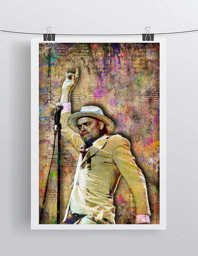 Gord Downie Poster, Gord Downie Gift, Tragically Hip Tribute Fine Art