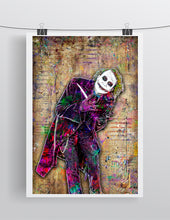 The Joker Heath Ledger Poster, The Dark Knight Tribute Fine Art