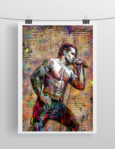 Henry Rollins Poster, Black Flag Tribute Fine Art