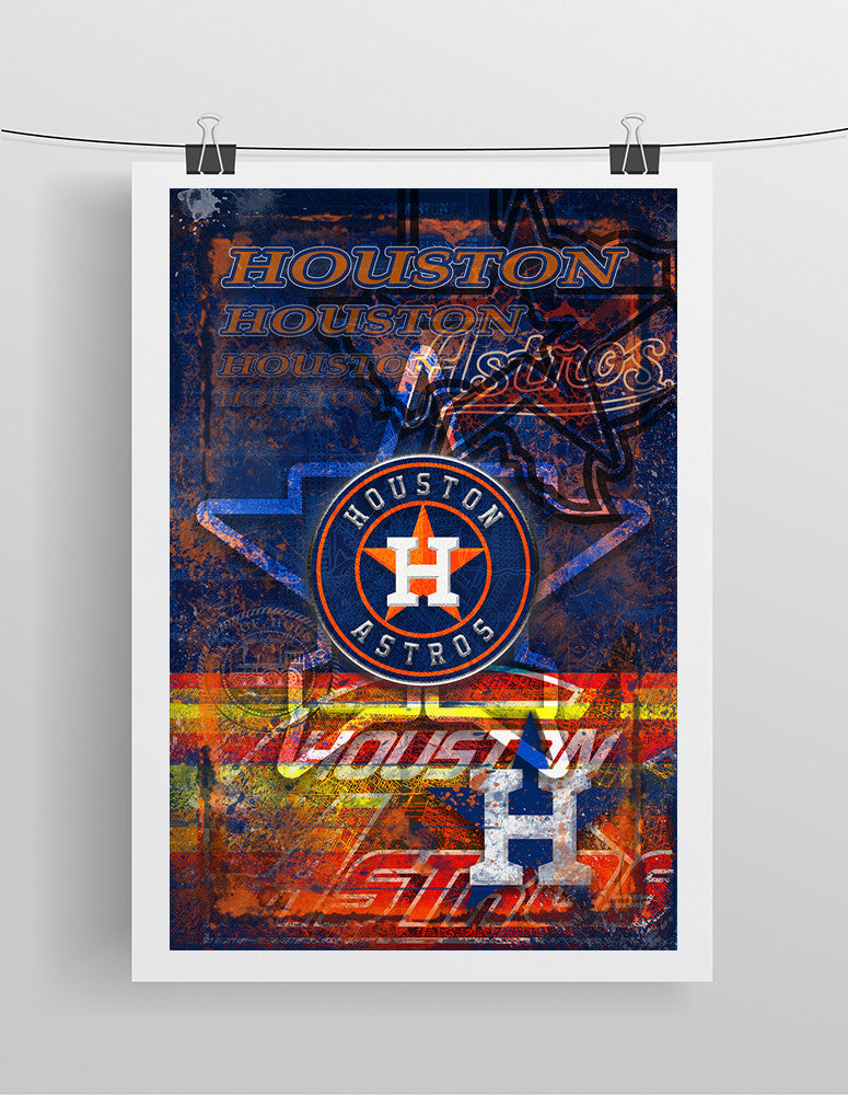 Houston Astros Man Cave Tailgater Mat â€“ 60 x 72