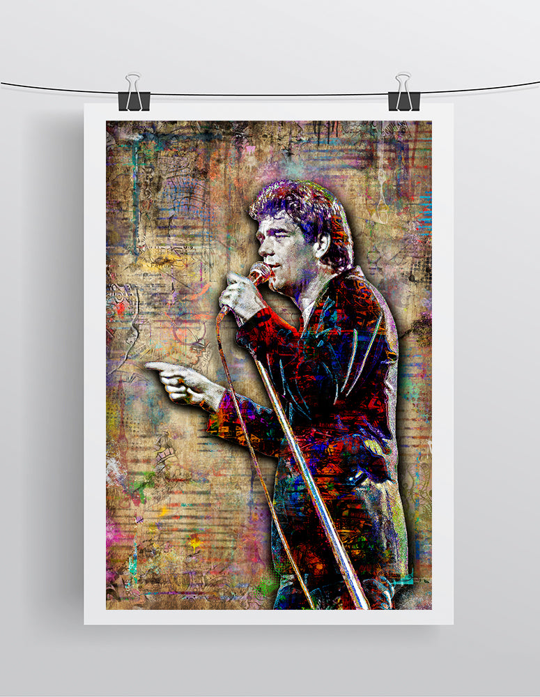 Huey Lewis Poster, Huey Lewis and The News Tribute Fine Art