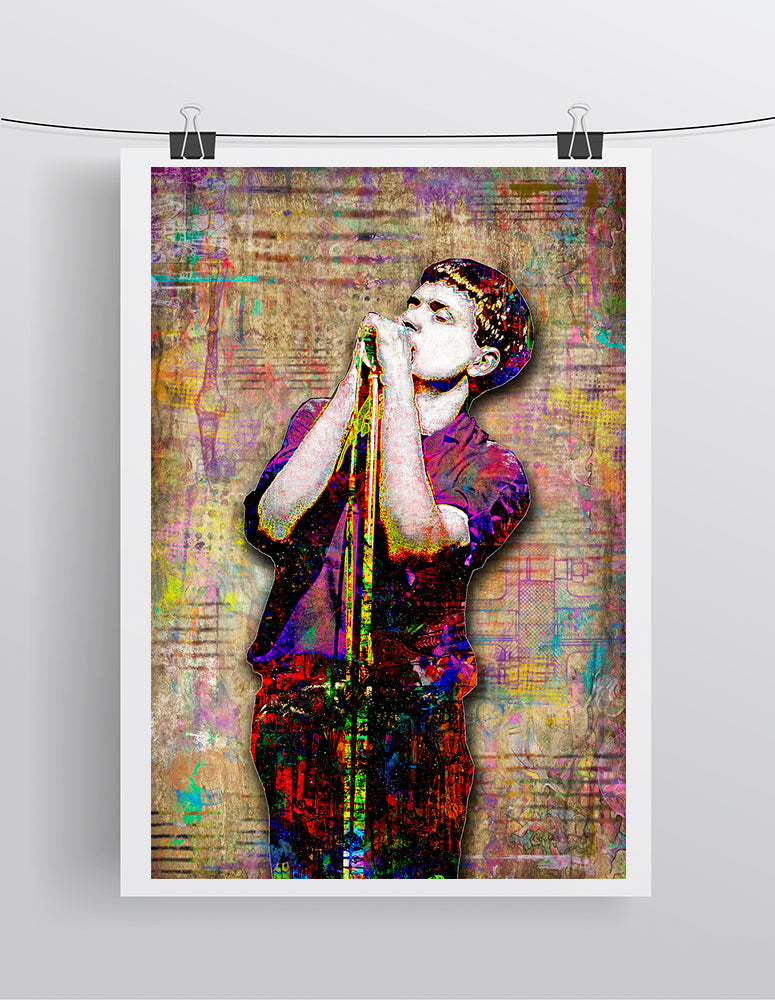 Ian Curtis of Joy Division, Joy Division Portrait Gift, Ian