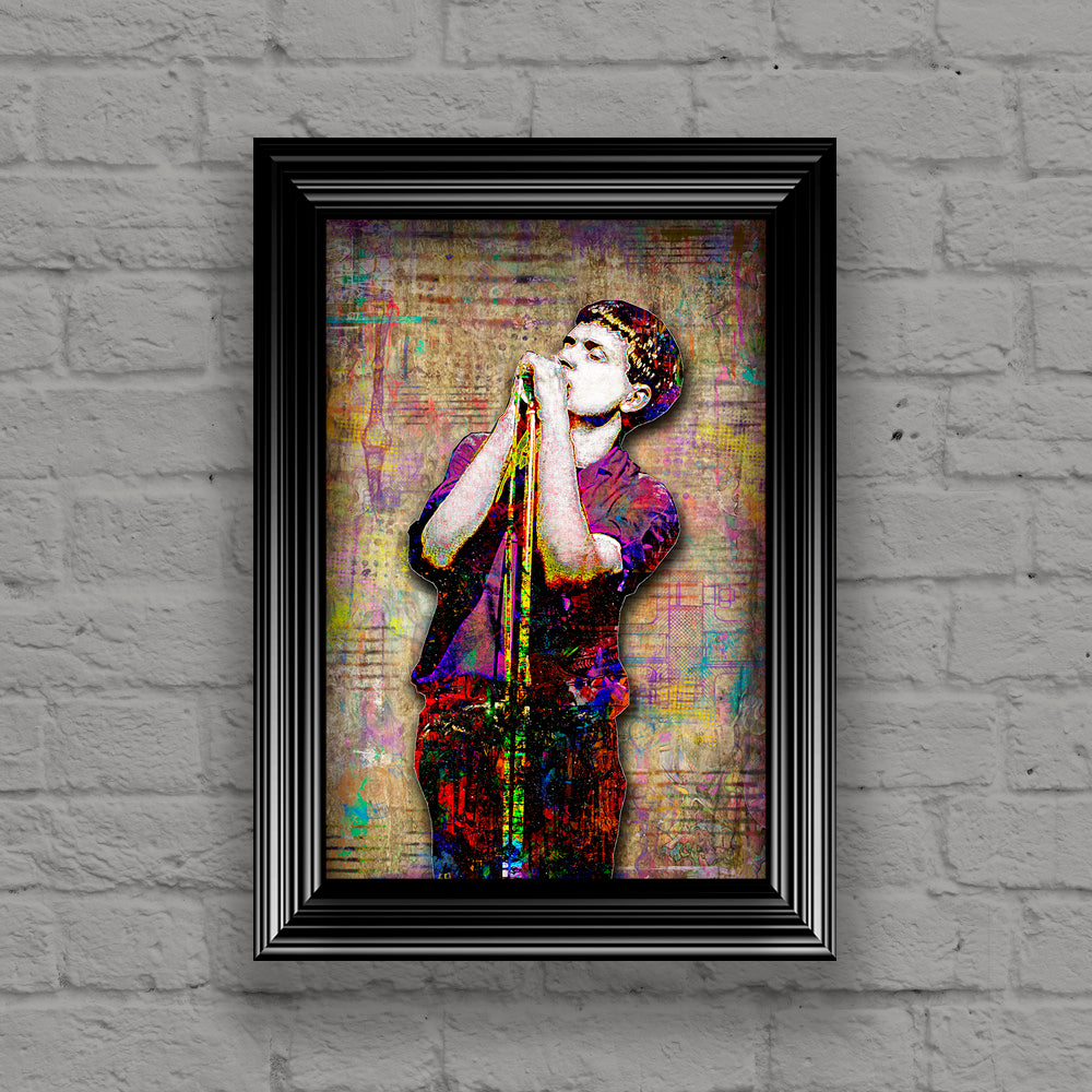 Ian Curtis of Joy Division, Joy Division Portrait Gift, Ian CurtisTrib ...
