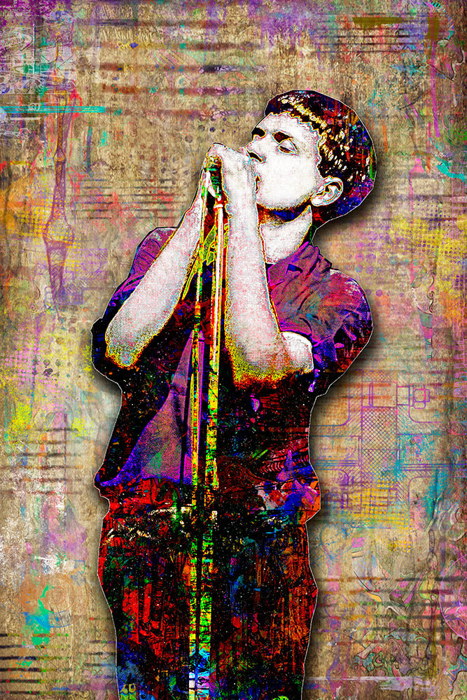 Ian Curtis of Joy Division, Joy Division Portrait Gift, Ian CurtisTrib ...