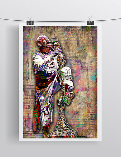 Ivan Moody of Five Finger Death Punch Poster, FFDP Tribute Fine Art