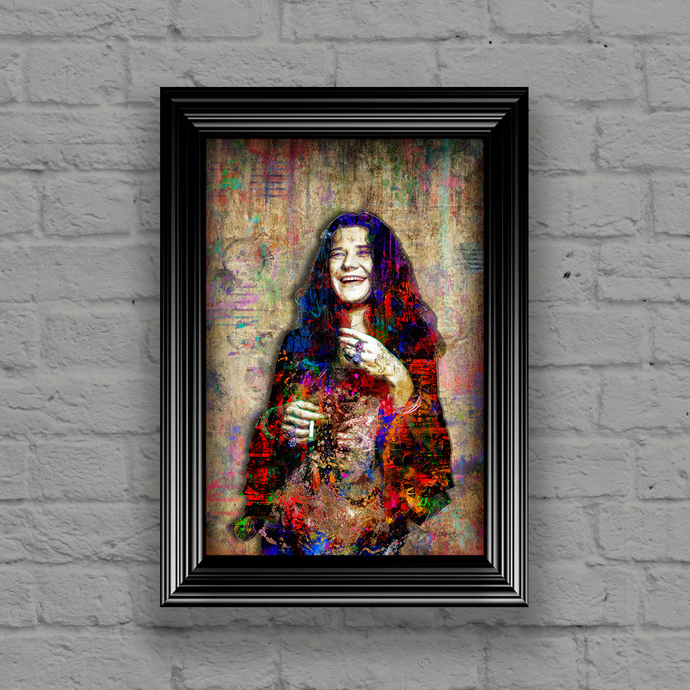 Janis Joplin Poster, Janis Joplin Gift, Janis Joplin Tribute Fine Art ...