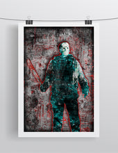 Jason Voorhees "Friday The 13th" Poster, Jason Voorhees Horror Fine Art