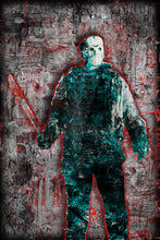 Jason Voorhees "Friday The 13th" Poster, Jason Voorhees Horror Fine Art
