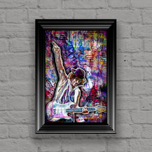 Jeff Beck Poster, Jeff Beck Colorful Memorial, Jeff Beck Tribute Fine Art