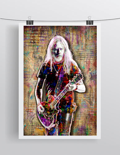 Jerry Cantrell Poster Jerry Cantrell and Alice In Chains Tribute Fine Art