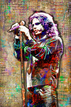 Jim Morrison Poster, Jim Morrison of the Doors Gift, Jim Morrison Colorful Layered Tribute Fine Art