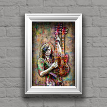 Jimmy Page Poster, Jimmy Page of Led Zeppelin 2, Jimmy Page Tribute Fine Art