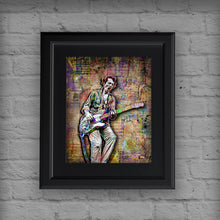 Joe Strummer Poster, The Clash Gift, Strummer Punk Tribute Fine Art