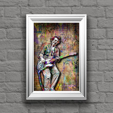 Joe Strummer Poster, The Clash Gift, Strummer Punk Tribute Fine Art